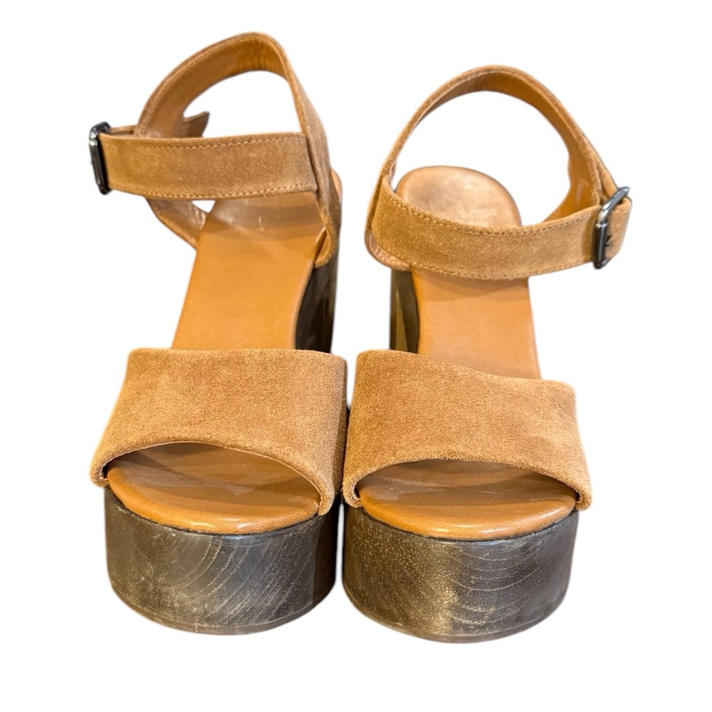 Lulu's Tan Platform Sandals - Picture 4 of 8